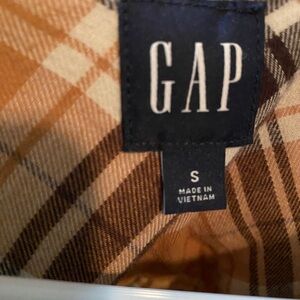 GAP Plaid dress in Brown and Tan
